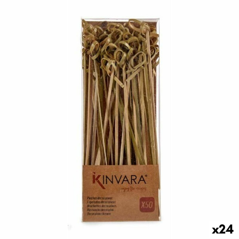 Bamboo toothpicks Kinvara SJ3485 Knot (24 Units)