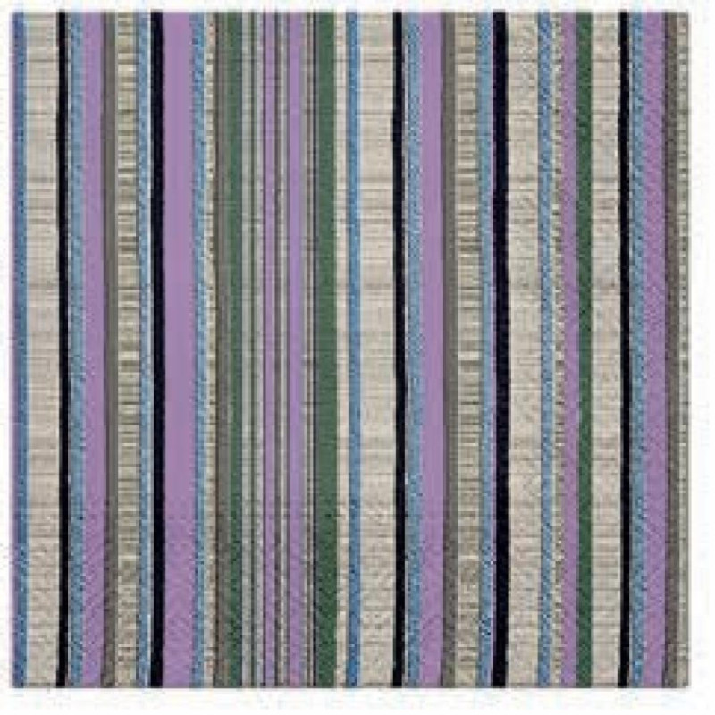 NAPKINS  33X33 STRIPE TEXTURE VIOLET, Paw Decor Collection