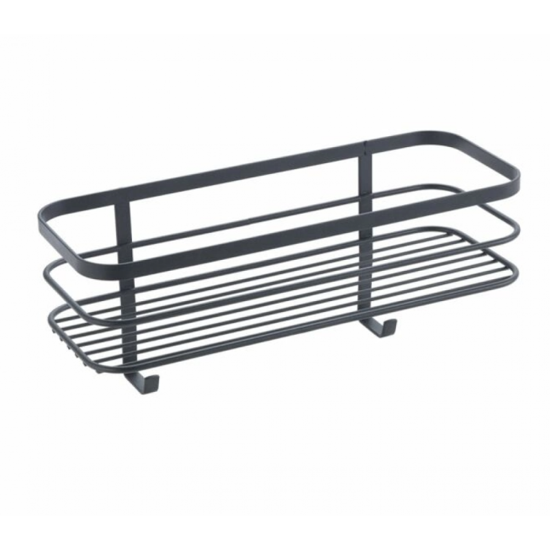 LAVA ORIGIN PAUKTS 29x11x13CM, 1-STĀVU, MELNS, NER.TĒR., TOUCH THERM PĀRKL., Metaltex