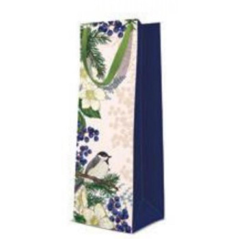 GIFT PACKAGE  PUDELEI 12X37X10CM CHRISTMAS SPARROW, Paw Decor Collection