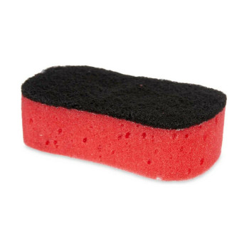 Valiklis Juoda Raudona Porolonas Abrazyvinis pluoštas 7,3 x 4 x 12,3 cm (40 vnt.)