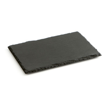 Šīfera Efekta Keramiskā Paplāte Quid Gastro Fun Melns (20 x 13 cm) (12 gb.)