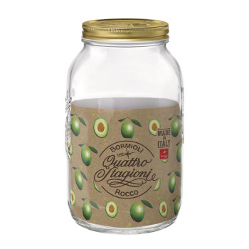 Stiklinis indas Bormioli Rocco Quattro Stagioni Skaidrus (6 vnt.)