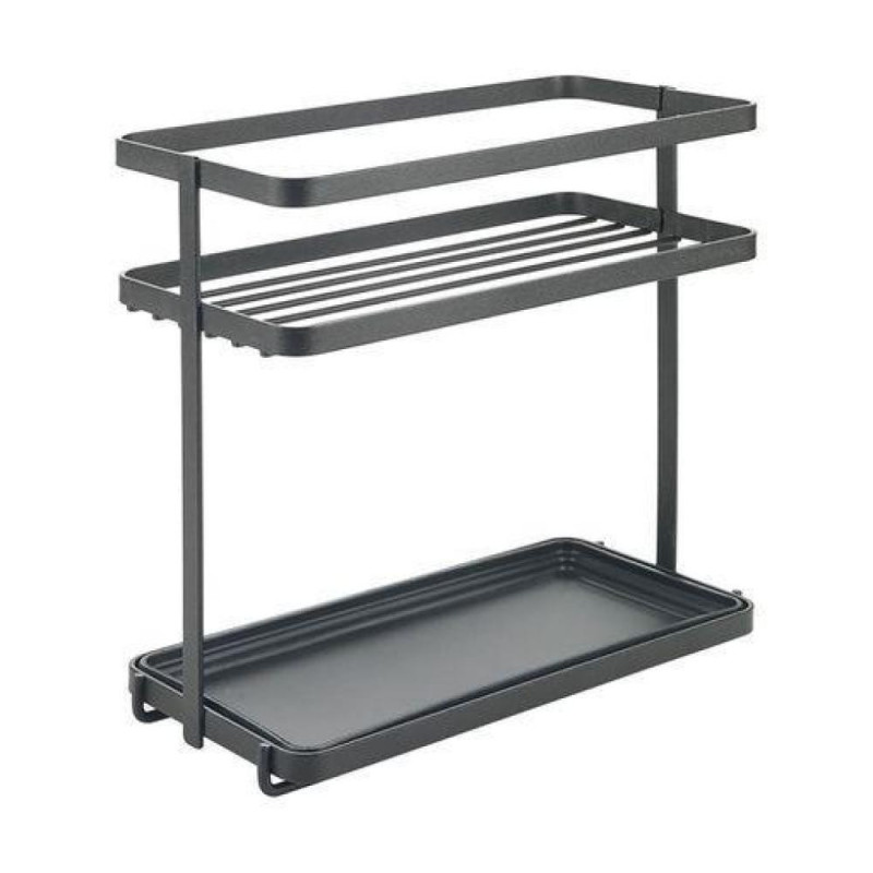 TOKYO LAVA PLAUKTS GARŠVIELĀM 23X11X22CM 2ST., MELNS, NER.TĒR/PLASTMASA, TOUCH THERM PĀRKL., Metaltex