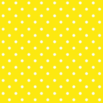 NAPKINS  33X33CM DOTS INTENSE YELLOW, Paw Decor Collection