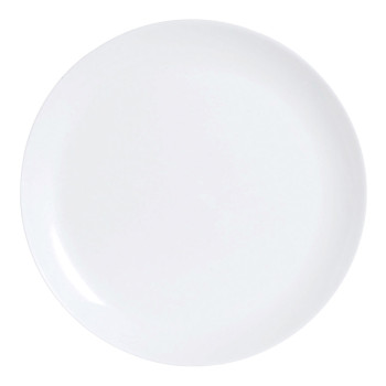 Plakans trauks Luminarc Diwali Balts Stikls 25 cm (24 gb.)