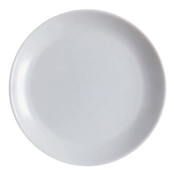 Plakans trauks Luminarc Diwali Granit Pelēks Stikls 25 cm (24 gb.)