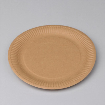 DISHES  23CM, 50PC.., BRŪNI, PAPER  0.53kg, Partner