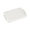 SERVĒJAMĀ TRAY  AR NESLĪDOŠIEM PUNKTIEM, 45x32x4CM, WHITE, Kesper