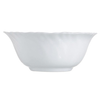 Salad Bowl Luminarc Feston White Glass 12 cm (24 Units)