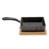 Pan for Serving Aperitifs Kinvara 1277SJ5076 Brown Grey 23,7 x 6,3 x 14 cm Pan (12 Units)