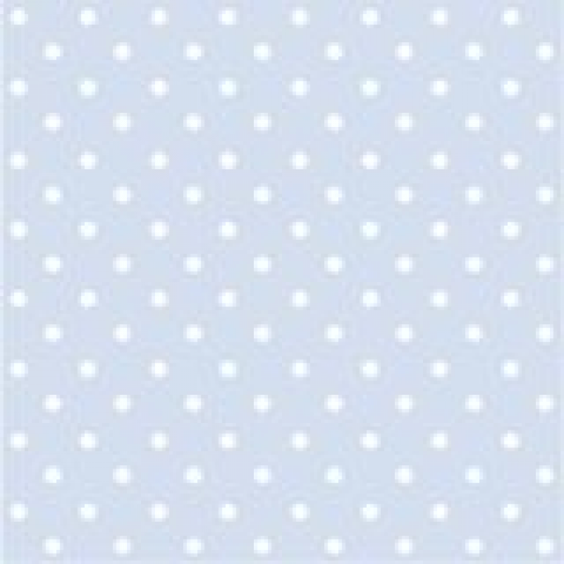 SALVETES 33X33CM DOTS LIGHT BLUE, Paw Decor Collection