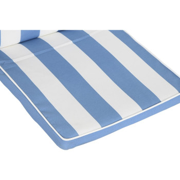 Подушка для стула DKD Home Decor Белый Небесный синий 42 x 4 x 115 cm