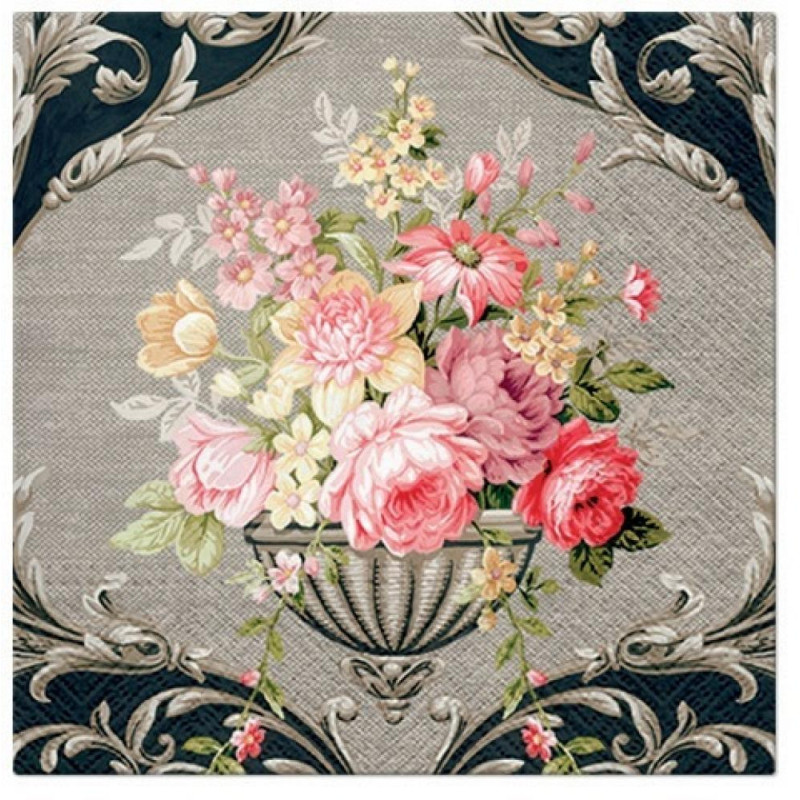 САЛФЕТКИ  33X33CM ROYAL BOUQUET, Paw Decor Collection