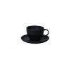 FINE PLUS SATIN Cup  350ML, black , PORCELĀNS, Leela Baralee