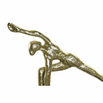 Dekoratyvinė figūrėlė DKD Home Decor 33 x 10 x 35 cm Juoda Auksinis Indas Yoga (3 vnt.),,,