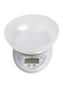 Kitchen scale with bowl 7kg 2xAAA NENITA