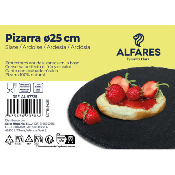 Plokščia lėkštė Santa Clara Alfares Lenta (Ø 25 cm)