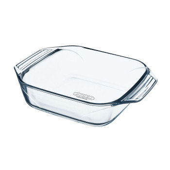 Serveerimisvaagen Pyrex Irresistible Kandiline Läbipaistev Klaas 6 Ühikut 29,2 x 22,7 x 6,8 cm