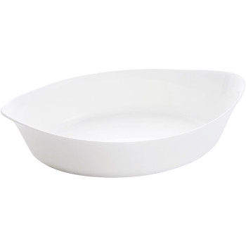 Serviravimo Lėkštė Luminarc Smart Cuisine Ovalus Balta stiklas 28 x 17 cm (6 vnt.)