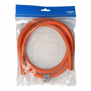 Butane Gas Pipe EDM 74195 Butaflex 1,5 m 9 x 15 mm Double layer 2 clamp,,,