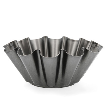 Форма для флана Quid Sweet Grey Чёрный Металл 23 x 9 cm (12 штук)