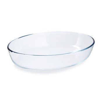 Ahjuvorm Pyrex Classic Vidrio Läbipaistev Klaas Ovaalne 30 x 21 x 7 cm (4 Ühikut)