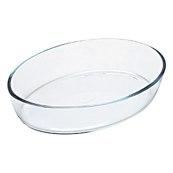 Ahjuvorm Pyrex Classic Vidrio Läbipaistev Klaas Ovaalne 35 x 24 x 7 cm (6 Ühikut)