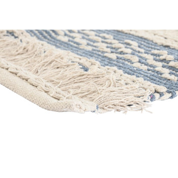 Kilimas DKD Home Decor 180 x 120 x 2 cm Mėlyna Medvilnė Balta Boho,,,