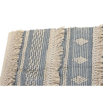 Kilimas DKD Home Decor 230 x 160 x 2 cm Mėlyna Medvilnė Balta Boho,,,