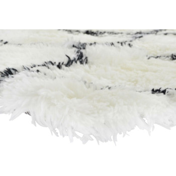 Kilimas DKD Home Decor 120 x 180 x 5 cm Poliesteris Balta Rombas,,,