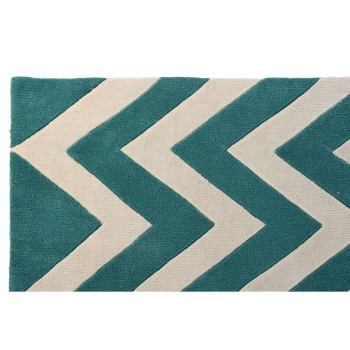 Kilimas DKD Home Decor 160 x 230 x 2 cm Poliesteris Zigzagas Dvispalviais,,,