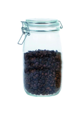 REY Stiklinis indas su metalu. klipas 1500ml