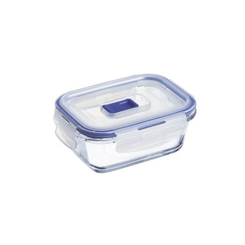 Hermetiška priešpiečių dėžutė Luminarc Pure Box Active 380 ml 12 x 9 cm Dvispalviais stiklas (6 vnt.)