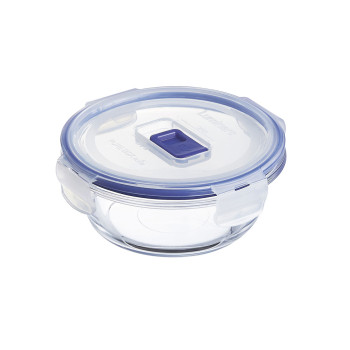 Hermetiška priešpiečių dėžutė Luminarc Pure Box Active 420 ml 12 x 5 cm Dvispalviais stiklas (6 vnt.)