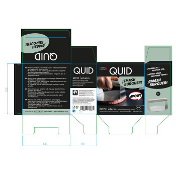 Hamburgeru prese Quid Rico 14 cm