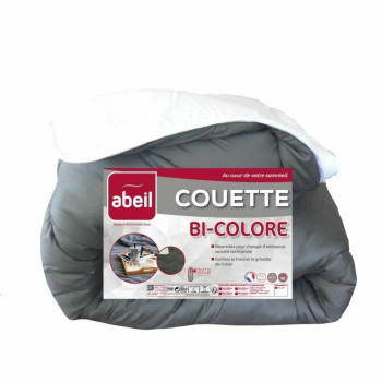 Antklodė Abeil Pilka Balta 220 x 240 cm 350 g/m²,,,