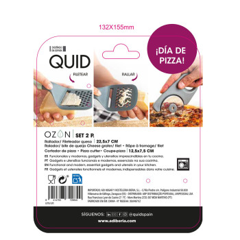 Pitsalõikur Quid Ozon Roheline Metall 2 Tükid, osad