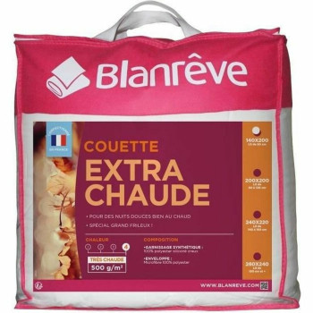 Antklodė Blanreve 500 g/m² Balta 140 x 200 cm,,,
