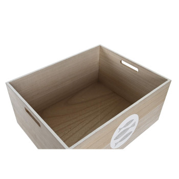 Dekoratyvinė spintelė DKD Home Decor Natūralus Medžio MDF Spiralės Viduržemio 50 x 40 x 22,5 cm,,,