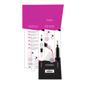 Pouring Stopper Koala Bodega Transparent Metal Drip