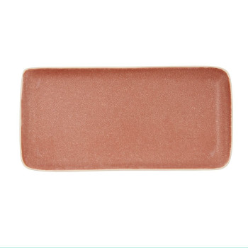 Užkandžių dėklas Bidasoa Gio Ruda Keramikinis Stačiakampis 28 x 14 cm (4 vnt.)
