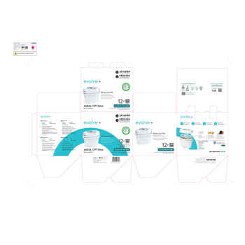 Veefilter Aqua Optima Single Life Evolve Komplekt 12 Ühikut