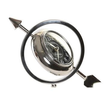 Table clock DKD Home Decor Silver,,,