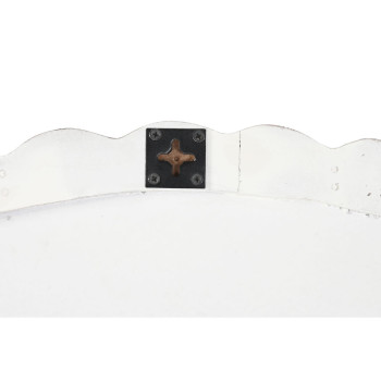 Sienų dekoracija DKD Home Decor Sendinta apdaila Natūralus 120 x 3 x 120 cm Balta Indas,,,