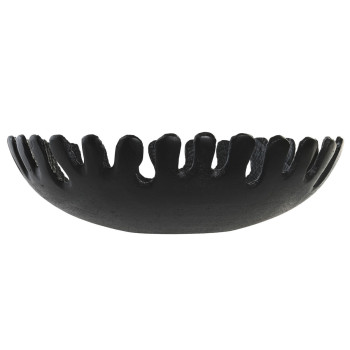 Galda rotājums DKD Home Decor Melns Bronza Alumīnijs 32 x 32 x 9 cm (2 gb.),,,