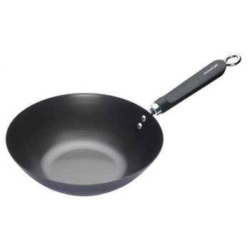 KITCHENCRAFT WOK PAN  26.5CM, black , TĒRAUDS, Kitchen Craft