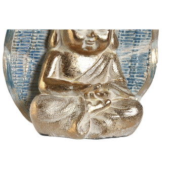 Dekoratyvinė figūrėlė DKD Home Decor 12,4 x 5,6 x 17,7 cm Mėlyna Buda Turkis Rytietiškas Atskirtas (2 vnt.),,,