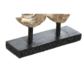 Dekoratyvinė figūrėlė DKD Home Decor 14,5 x 4 x 18,5 cm Mėlyna Turkis Tropinis Driežas Atskirtas (2 vnt.),,,