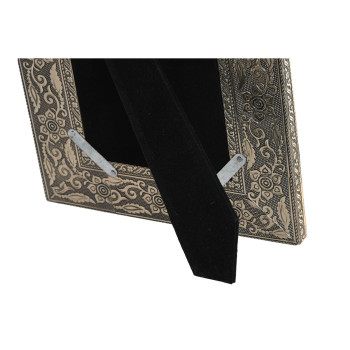 Nuotraukų rėmelis DKD Home Decor 20 x 1 x 25 cm Šampanas Medžio Aliuminis Indas,,,